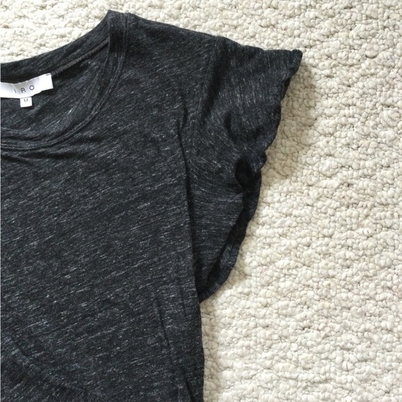 IRO Nanton Cap-Sleeve Fitted Jersey Dress - Picture 7 of 11